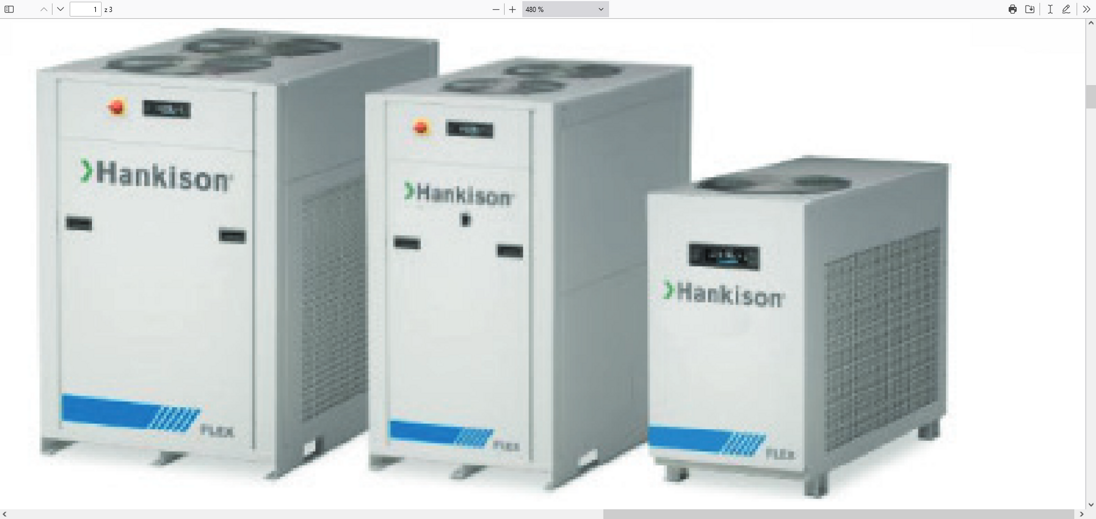 nové modely energeticky úsporných sušiček stlačeného vzduchu Hankison FLEX FLX 8,1 – 20,1, až do průtoku vzduchu 3.400 m3/h.
