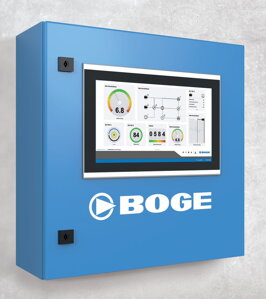 Nové nadřazené řízení Boge airtelligence Provis 3 pro šroubové kompresory
