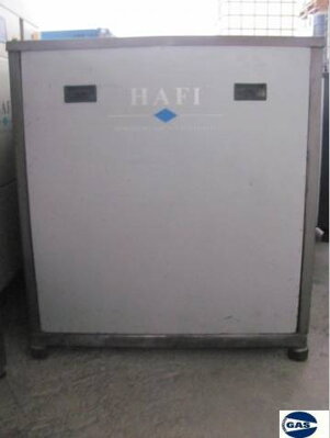 zánovní šroubový kompresor HAFI V3-45L8, r.v. 1999, výkon 390 m3 / hod, 8 bar, 45 kw, 50.000 motohodin