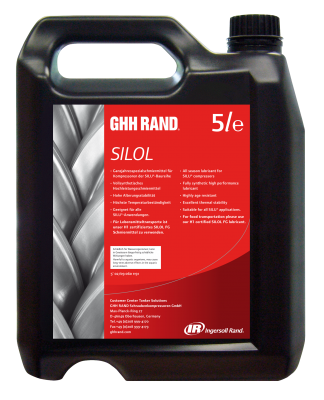 olej ghh rand Silol® 10 Litrů pro kompresory na silocisterny Ingersoll Rand 
