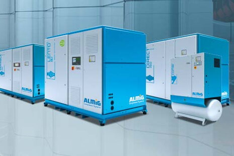 Šroubové kompresory Almig V-Drive + V-Drive T + G Drive + G Drive T